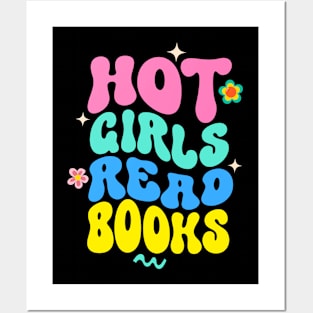 Hot Girls Read Books, Book Lover Posters and Art